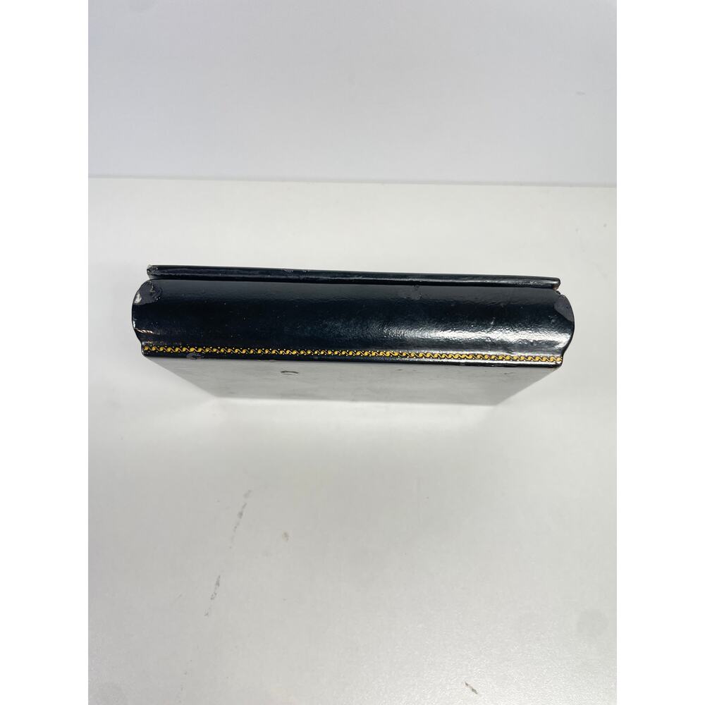 Decorative Black and Red Lacquer Box - Picture 4 of 13